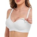 Vinfact Smooth Nursing Bras for Breastfeeding Seamless Maternity Bras for Pregnancy Wireless Bralette with Extra Bra Extender