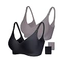 Vinfact Smooth Nursing Bras for Breastfeeding Seamless Maternity Bras for Pregnancy Wireless Bralette with Extra Bra Extender