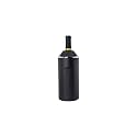 Vinglacé Wine Bottle Chiller- Portable Champagne Insulator- Stainless Steel Wine Cooler Sleeve - Keeps Wine Cold (Black)