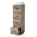 VINGLI 4 Drawer File Cabinet with Lock