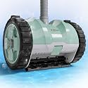 VINGLI Suction-Side Pool Cleaner, Wall-Climbing Vacuum - Green&Gray
