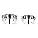 Vinod Mixing and Serving Donga Stainless Steel Bowl Set (800ml, 1100ml)