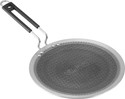 VINOD Platinum Triply HexaShield Design Stick-Resistant Surface | Metal Spatula Safe Tawa 25 cm diameter (Triply, Stainless Steel, Non-stick, Induction Bottom)