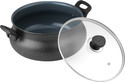 Vinod Zest Ceramica Handi with Lid - 6.5 L (Induction Friendly) Handi 3.8 ml with Lid (Ceramic, Non-stick, Induction Bottom)