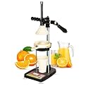 VINR Aluminium Hand Press Citrus Fruit slow Juicer | Manual Hand Press Juicer and Squeezer for Fruits &amp; Vegetables | Cold Press Technology with Food Grade Pressure Cup, Made in India (Black)