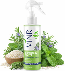 vinr rosemary water hair growth spray  strengthens roots reduces hair fall 100 ml