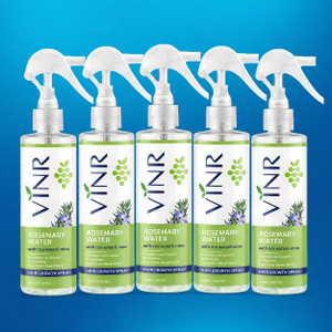 vinr rosemary water hair growth spray  strengthens roots reduces hair fall 500 ml