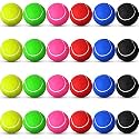 Vinsot 24 Pack Tennis Balls Playing Balls Tennis Practice Balls Training Tennis Balls for Beginner Player Training Ball, 2.5 Inch (Multicolor)