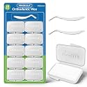 VINSULLA Orthodontic Wax Strips,Pre‑sized Dots,Safe All Ages,10 Packs
