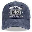 Vintage 1954 1953 1952 1951 1950 1949 1948 1947 1946 1945 Limited Edition Adjustable Embroidered Baseball Cap