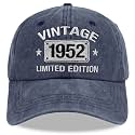 Vintage 1954 1953 1952 1951 1950 1949 1948 1947 1946 1945 Limited Edition Adjustable Embroidered Baseball Cap