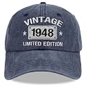 Vintage 1954 1953 1952 1951 1950 1949 1948 1947 1946 1945 Limited Edition Adjustable Embroidered Baseball Cap