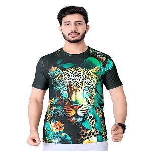 Vintage Animal T Shirt for Men 3D