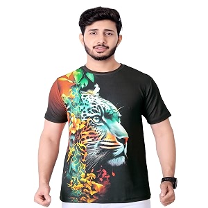 Vintage Animal T Shirt for Men 3D