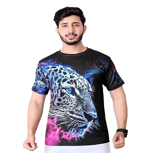 Vintage Animal T Shirt for Men 3D