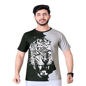 Vintage Animal T Shirt for Men 3D