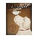 Vintage Coffee Dog Diner Sign, 36 x 48 Inch Canvas Wall Art
