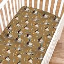 Vintage Duck Hunting Baby Crib Sheets for Girl Boy - 52"x28" Mallard Ducks Feathers Soft Breathable Mattress Covers - Wild Bird Animal Nursery Baby Bed Sheets - Fits Standard Crib and Toddler Mattress