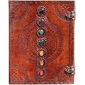 Vintage Fashion Leather Diary Handmade Paper Notebook Journal For Writing Notes Gifts And Memories Girl Boy Men Women Embossed With Metal Lock, 200 Pages