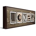 VINTAGE FOOTBALL Custom Name Art | Premium Float Framed Canvas | 36”x12