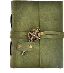 the vintage journal premium leather a6 diary un-ruled 200 pages