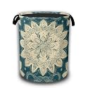Vintage Mandala Ethnic Laundry Hamper,Laundry Baskets,Waterproof Oxford Cloth Toy Storage for Bedroom,Bathroom,Nursery,16x20.8 Inch