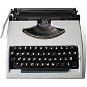 Vintage Manual Typewriter, Classic Retro Old Fashioned Typewriter Machine for Typing Letters and Notes, Portable Home Office Typing Machine Decor