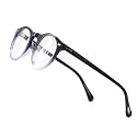Vintage Round Eyeglasses Unisex Handmade Acetate Circle Rim Glasses