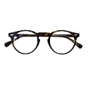 Vintage Round Eyeglasses Unisex Handmade Acetate Circle Rim Glasses