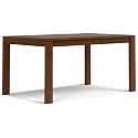 Vintage Walnut Veneer Dining Table - Distressed Wood and Iron Accents for Cozy Dining Rooms