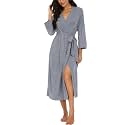 Robes for Women Long Knit Bathrobe XS-4XL