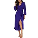 VINTATRE Robes for Women Long Knit Bathrobe XS-4XL