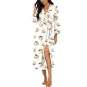 VINTATRE Robes for Women Long Knit Bathrobe XS-4XL