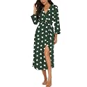 VINTATRE Robes for Women Long Knit Bathrobe XS-4XL