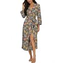 VINTATRE Robes for Women Long Knit Bathrobe XS-4XL