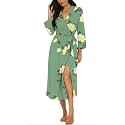 VINTATRE Robes for Women Long Knit Bathrobe XS-4XL