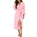 Robes for Women Long Knit Bathrobe XS-4XL