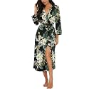 VINTATRE Robes for Women Long Knit Bathrobe XS-4XL