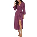 Robes for Women Long Knit Bathrobe XS-4XL