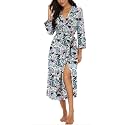 VINTATRE Robes for Women Long Knit Bathrobe XS-4XL