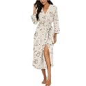 VINTATRE Robes for Women Long Knit Bathrobe XS-4XL