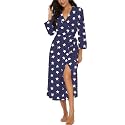 VINTATRE Robes for Women Long Knit Bathrobe XS-4XL