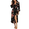 Robes for Women Long Knit Bathrobe XS-4XL