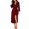 Robes for Women Long Knit Bathrobe XS-4XL