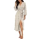 VINTATRE Robes for Women Long Knit Bathrobe XS-4XL