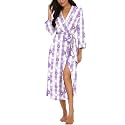VINTATRE Robes for Women Long Knit Bathrobe XS-4XL
