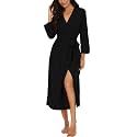 VINTATRE Robes for Women Long Knit Bathrobe XS-4XL
