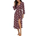 VINTATRE Robes for Women Long Knit Bathrobe XS-4XL