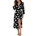 Robes for Women Long Knit Bathrobe XS-4XL