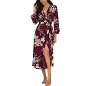 VINTATRE Robes for Women Long Knit Bathrobe XS-4XL